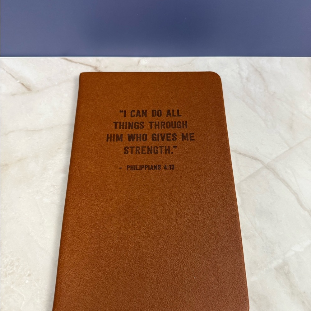Eccolo Brown Inspirational Journal